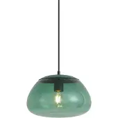 QAZQA Retro grön taklampa med grönt glas - Giselle