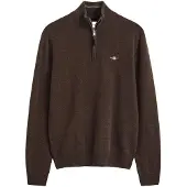 Gant Haf Zip Tröja ammu Brun Storek
