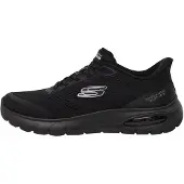SKECHERS Låg sneaker 'SKECH-AIR SUMMITS' svart / vit