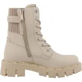 Tom Tailor Stövlett med snörning beige