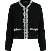 Karl Lagerfeld Kofta svart / vit