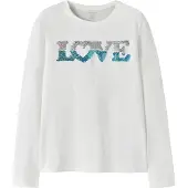 Name it T-shirt 'NKFNTRINE' aqua / silver / vit