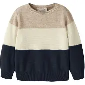 Name it Tröja 'NMMVOHAN' kräm / kitt / mörkblå