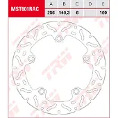 TRW Bromsskivor Racing, bak, typgodkännande MST601RAC FAST