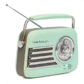 Madison Retro Radio m. Bluetooth och FM (Mat Mint)