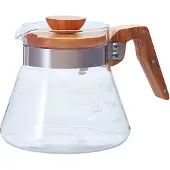 Hario VCWN-60-OV, 0,6 l, Glas, Rostfritt stål, Trä, Rostfritt stål, Transparent, Trä, 182 mm, 128 mm, 121 mm