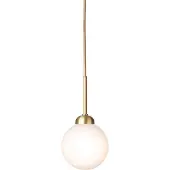 Nuura Design pendellampa Apiales, dimbar, Mässing / guld, Vardagsrum / matsal, Glas, Design, Pendellampa