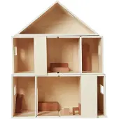 Ferm Living Dockhus - Toro - Natural - - One Size - Dockhus