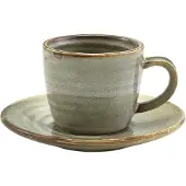 Genware Terra Porcelain Grey Fat 11,5 Cm