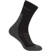 Icebreaker - Vandringskläder - M Merino Hike+ Light Crew Black Obsidian för UnisexUll - Storlek 39-41,5 - Svart