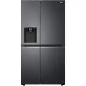 LG GSLV71MCTE, Fristående, Amerikansk dörr, Svart, LED, Insida, 635 l