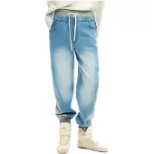 Desigual Byxa blå denim / gråmelerad