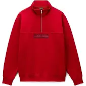 Napapijri Box Logo Tröja Med Halv Dragkedja