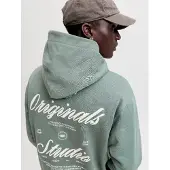 Jack & Jones Sweatshirt 'JORNORREBRO' jade / vit