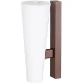 LUCANDE Vägglampa utomhus Jovra , Vitt / opal, Glas, Modern, Utomhusvägglampa