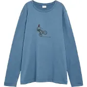 s.Oliver T-shirt blå / grå / svart