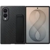 Samsung Carbon Standing Case Cover Z Fold8 Svart med stativ EF-XF971SBEGWW