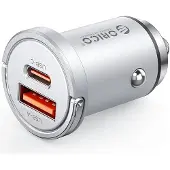ORICO MiniRing Pro 45W billaddare USB-A + USB-C (silver)