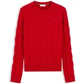 Tommy Hilfiger Pure Wool Chain Cable Knit Jumper