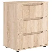 vidaXL Skänk VISNES Sonoma ek 60x40x73 cm konstruerat trä