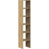 vidaXL Bokhyllor 2 st stapelbara artisan ek 30x30x80cm konstruerat trä