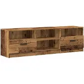 vidaXL Tv-bänk gammalt trä 150x33,5x45 cm konstruerat trä