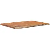 vidaXL Sidobord 50x40x2,5 cm massivt akaciaträ levande kant