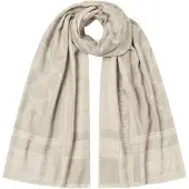 JOOP! Halsduk taupe / ljusgrå