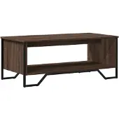 vidaXL Soffbord, Brun Ek, 100X51X40 Cm