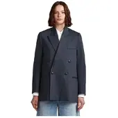 G-Star Double Breasted Blazer - Dark blue - Women
