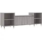 vidaXL Tv-bänk grå sonoma 160x35x55 cm konstruerat trä