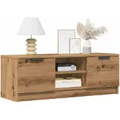 vidaXL TV-bänk artisan ek 102x35x36,5 cm konstruerat trä