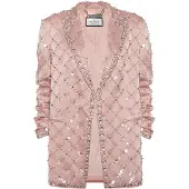 Philipp Plein Kavaj Boyfriend Fit Plein Paljetter