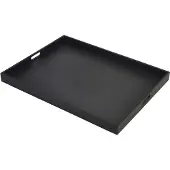 Genware Solid Svarta Kypare Bricka 64 x 48 x 4.5cm