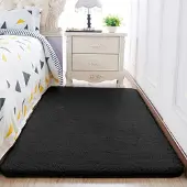 Strado Alpaca-matta 200x200 – AlpaBlack (svart)