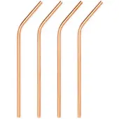 Barprofessional Metallsugrör 6mm - 4 St - Koppar