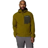 Columbia - Vandringskläder - Tall Heights III Hooded Softshell Mossy Green Greenscape för UnisexSoftshell - Storlek XL - Grön