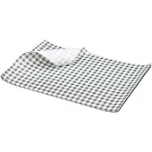 Genware Fettåligt Papper Rutigt Svart 25 x 20 Cm - 1000 St.