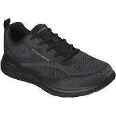 SKECHERS Track Pohlter Textil Herrskor Svarta