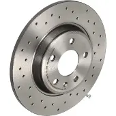 Brembo Bromsskiva 08A7591X bak, perforerad, perforerad, full, 1 Stycke