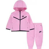 Nike Träningsset 'TECH FLEECE' rosa / svart