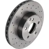 Brembo Bromsskiva 09A61351 fram, ventilerad, höggradigt förkolnad, 1 Stycke