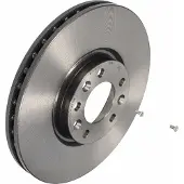 Brembo Bromsskiva 09C13311 fram, ventilerad, höggradigt förkolnad, 1 Stycke
