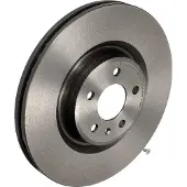 Brembo Bromsskiva 09B97011 fram, ventilerad, höggradigt förkolnad, 1 Stycke