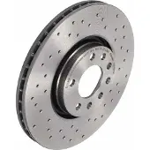 Brembo Bromsskiva 0993691X fram, perforerad, ventilerad, perforerad, 1 Stycke