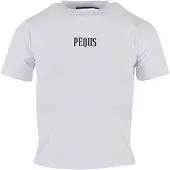 PEQUS T-shirt 'A Paradise Beach Club' pastellrosa / svart / vit