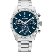 Tommy Hilfiger Navy Dial Stainless Steel Chronograph Watch