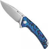 SENCUT Quirk S25099-3, Satin D2, Blue Purple Black G10 pocket knife