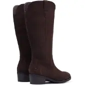 Hush puppies Isabella Lång SUEDE Dam Karamell Vintern Knähöga Stövlar