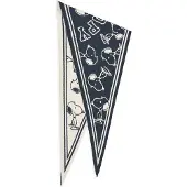Codello Scarf 'SNOOPY' kräm / marinblå